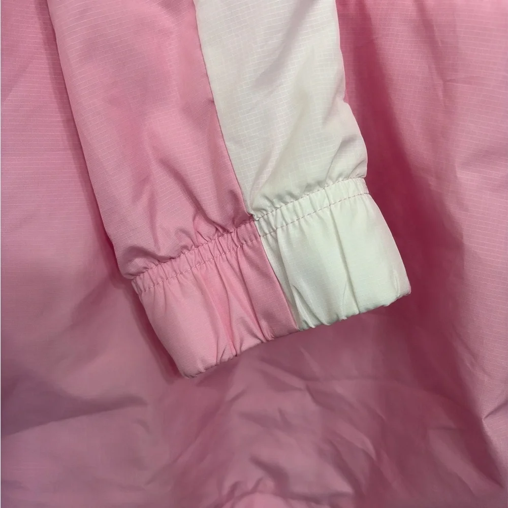 Adidas Girl’s Pink and White Hooded Jacket - Picture 6 of 7